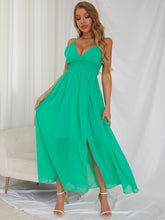 Load image into Gallery viewer, Smocked Split Maxi Dress
