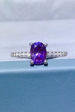 Load image into Gallery viewer, 1 Carat Purple Moissanite 4-Prong Ring
