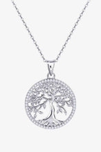 Load image into Gallery viewer, Adored 925 Sterling Silver Moissanite Tree Pendant Necklace
