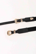 Load image into Gallery viewer, Double Buckle Elastic Belt
