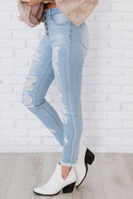 Load image into Gallery viewer, Kancan At Last Distressed Button Fly Skinny Jeans
