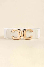 Load image into Gallery viewer, Zinc Alloy Buckle Elastic Wide Belt
