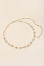 Load image into Gallery viewer, Rhinestone Decor Zinc Alloy Belt
