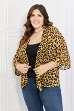 Load image into Gallery viewer, Melody Wild Muse Full Size Animal Print Kimono in Brown
