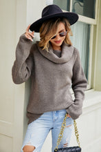 Load image into Gallery viewer, Cowl Neck Raglan Sleeve Sweater
