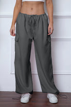 Load image into Gallery viewer, Drawstring Waist Pants with Pockets
