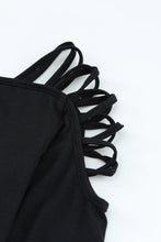 Load image into Gallery viewer, Crisscross Spliced Lace Top
