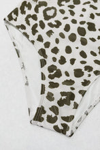 Load image into Gallery viewer, Leopard Print Cutout Lined One-Piece Swimsuit
