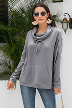 Load image into Gallery viewer, Cowl Neck Drop Shoulder Sweatshirt
