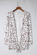 Load image into Gallery viewer, Leopard Long-Sleeve Open Front Cardigan
