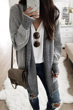 Load image into Gallery viewer, Heathered Open Front Longline Cardigan
