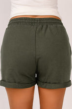 Load image into Gallery viewer, Drawstring Cuffed Shorts with Pockets
