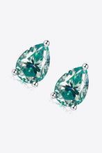 Load image into Gallery viewer, 2 Carat Moissanite Teardrop Earrings
