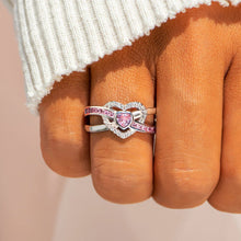 Load image into Gallery viewer, Heart Shape Zircon 925 Sterling Silver Ring
