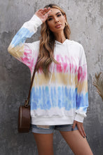 Load image into Gallery viewer, Tie-Dye Drawstring Pullover Hoodie
