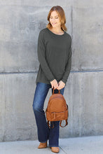 Load image into Gallery viewer, Basic Bae Full Size Round Neck Dropped Shoulder T-Shirt

