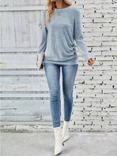 Load image into Gallery viewer, Round Neck Long Sleeve T-Shirt

