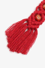Load image into Gallery viewer, Assorted 4-Pack Handmade Macrame Fringe Keychain
