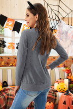 Load image into Gallery viewer, Heathered Round Neck Sweatshirt
