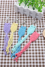 Load image into Gallery viewer, Assorted 4-Pack Handmade Fringe Keychain
