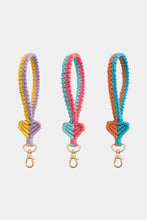 Load image into Gallery viewer, Heart Shape Macrame Key Chain
