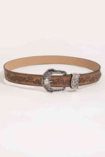 Load image into Gallery viewer, Floral PU Leather Belt
