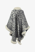 Load image into Gallery viewer, Leopard Open Front Poncho
