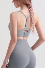 Load image into Gallery viewer, Cutout Racerback Scoop Neck Sports Bra
