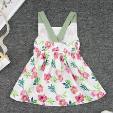 Load image into Gallery viewer, Floral Ruffled Sleeveless A-Line Dress
