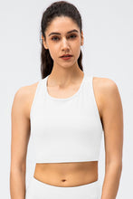 Load image into Gallery viewer, Ribbed Cropped Yoga Racerback Tank Top
