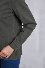 Load image into Gallery viewer, Collared Neck Button Up Denim Top
