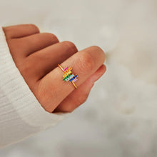 Load image into Gallery viewer, Heart Shape Zircon 925 Sterling Silver Ring
