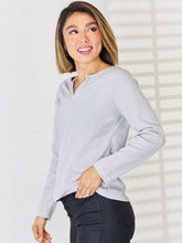 Load image into Gallery viewer, Notched Long Sleeve T-Shirt
