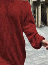 Load image into Gallery viewer, One Shoulder Lantern Sleeve Sweater Dress
