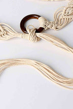 Load image into Gallery viewer, Bohemian Wood Ring Braid Belt
