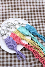 Load image into Gallery viewer, Assorted 4-Pack Handmade Fringe Keychain
