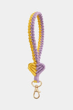 Load image into Gallery viewer, Heart Shape Macrame Key Chain
