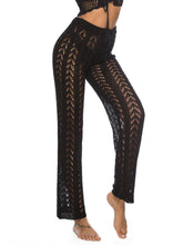 Load image into Gallery viewer, Cutout Drawstring High Waist Swim Pants
