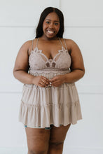 Load image into Gallery viewer, Zenana Cross My Heart Full Size Lace Cami in Ash Mocha
