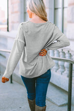 Load image into Gallery viewer, Dropped Shoulder V-Neck Top
