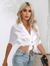 Load image into Gallery viewer, Button Up Collared Neck Shirt
