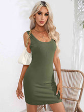Load image into Gallery viewer, Scoop Neck Sleeveless Bodycon Dress
