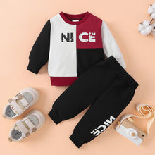 Load image into Gallery viewer, NICE Color Block Tee and Pants Set
