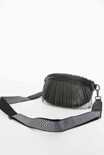 Load image into Gallery viewer, Adored PU Leather Studded Sling Bag with Fringes
