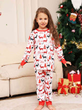 Load image into Gallery viewer, Reindeer Print Top and Pants Set
