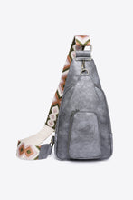 Load image into Gallery viewer, Take A Trip PU Leather Sling Bag

