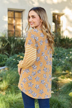 Load image into Gallery viewer, Celeste Design Full Size Leopard Star Striped Long Sleeve Top
