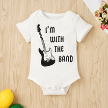 Load image into Gallery viewer, Slogan Graphic Round Neck Short Sleeve Bodysuit
