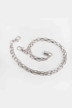 Load image into Gallery viewer, Double Layered Iron Chain Belt with Lock Charm
