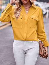 Load image into Gallery viewer, Pocketed Button Up Dropped Shoulder Shacket
